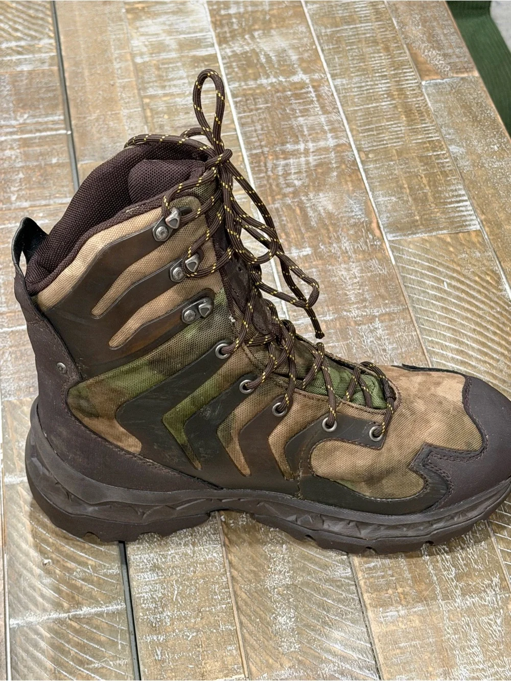 Browning Men's Camo Brown and Dark Brown Hunting Boots